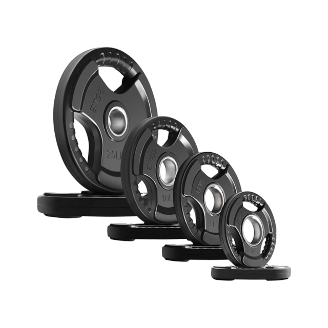 RitFit Olympic Rubber Grip Plates For Barbel