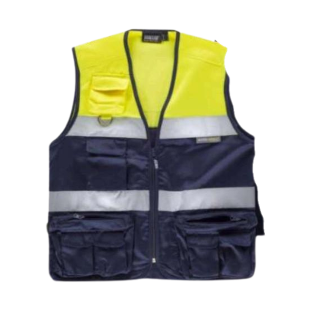 Vest C4010 Navy/Yellow